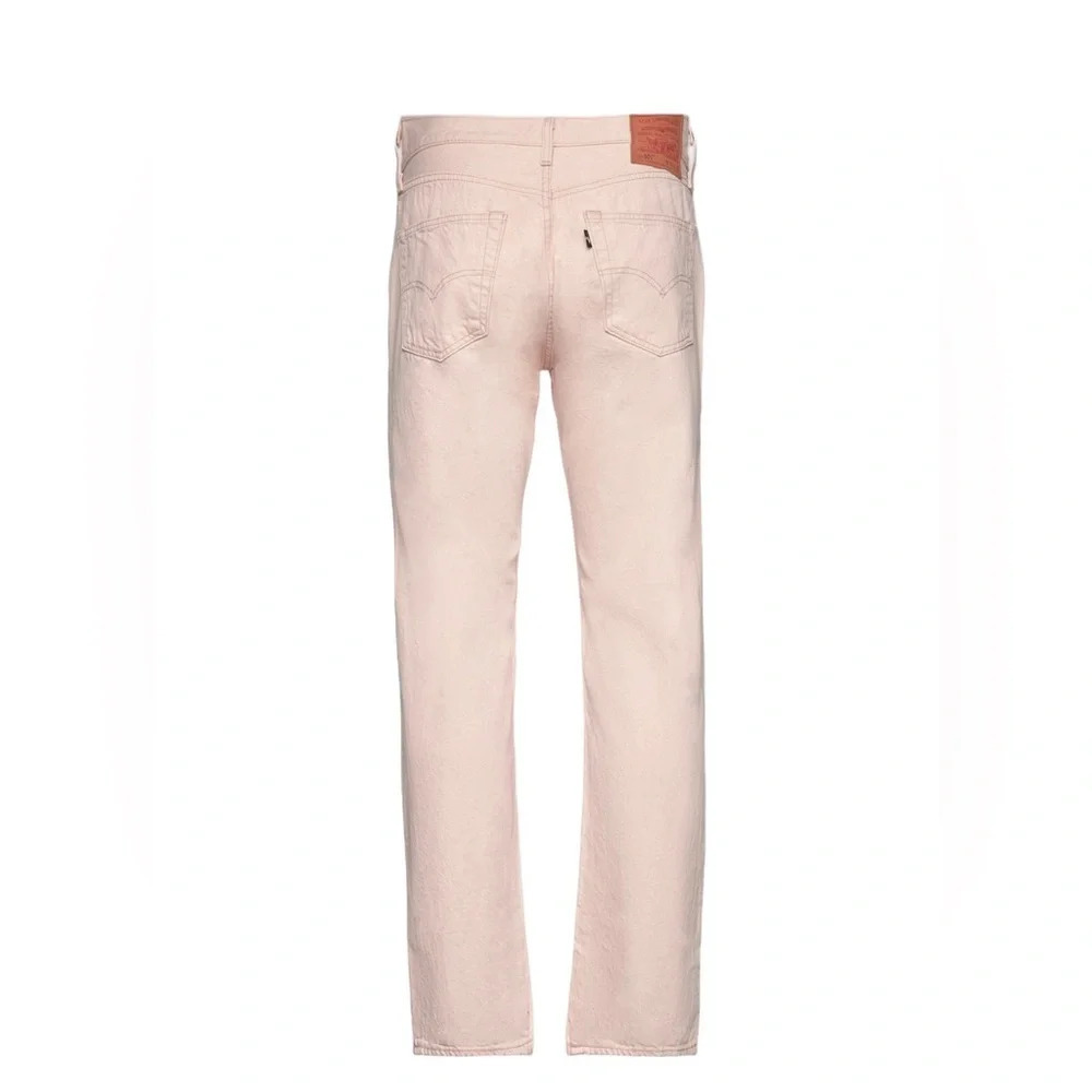 Levis 501 Fresh Adult Jean 27 X 30 Pink Limited Classic Button Fly Cotton Men's. - Picture 5 of 14